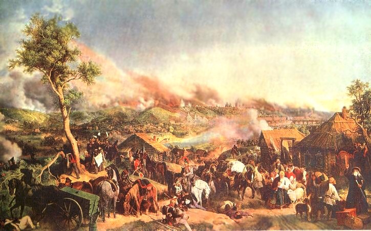 Сражение при Смоленске 5 августа 1812 года. 1846. Эрмитаж, Санкт-Петербург.jpg