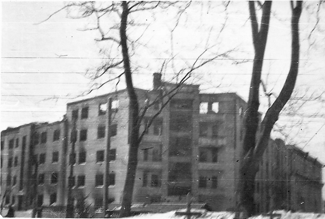 2397. Orig.Foto ausgebranntes Viertel in Rschew in Rußland WW2.jpg